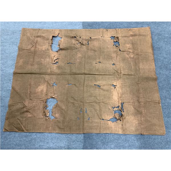 Antique Hawaiian Kapa Moe (5 Sheets, Complete), Coffee Color  102" x 79" (Appraisal Value $900)
