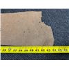 Image 10 : Antique Hawaiian Kapa, Fragment (mamaki fiber), Pale Brown 44" x 8" (Appraisal Value $350)