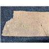 Image 3 : Antique Hawaiian Kapa, Fragment (mamaki fiber), Pale Brown 44" x 8" (Appraisal Value $350)