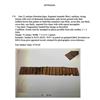 Image 11 : Antique Hawaiian Kapa, Fragment (mamaki fiber), Brown Pattern 55" x 8" (Appraisal Value $750)