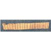 Image 6 : Antique Hawaiian Kapa, Fragment (mamaki fiber), Brown Pattern 55" x 8" (Appraisal Value $750)
