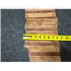 Image 9 : Antique Hawaiian Kapa, Fragment (mamaki fiber), Brown Pattern 55" x 8" (Appraisal Value $750)