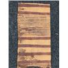Image 2 : Antique Hawaiian Kapa, Fragment (mamaki fiber), Brown Pattern 60" x 8" (Appraisal Value $1,500)