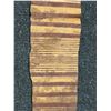 Image 5 : Antique Hawaiian Kapa, Fragment (mamaki fiber), Brown Pattern 60" x 8" (Appraisal Value $1,500)
