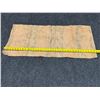 Image 6 : Antique Hawaiian Kapa, Natural & Blue 37" x 15.5"