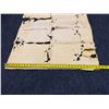 Image 10 : Antique Hawaiian Kapa, Single Sheet (possibly kihei), Yellow, 43" x 34" (Appraisal Value $150)
