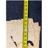 Image 14 : Antique Hawaiian Kapa, Single Sheet (possibly kihei), Yellow, 43" x 34" (Appraisal Value $150)