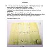 Image 15 : Antique Hawaiian Kapa, Single Sheet (possibly kihei), Yellow, 43" x 34" (Appraisal Value $150)