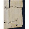 Image 4 : Antique Hawaiian Kapa, Single Sheet (possibly kihei), Yellow, 43" x 34" (Appraisal Value $150)