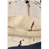 Image 8 : Antique Hawaiian Kapa, Single Sheet (possibly kihei), Yellow, 43" x 34" (Appraisal Value $150)
