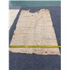 Image 13 : Antique Hawaiian Kapa Moe Iho (2 Sheets, Incomplete), Natural Color 74" x 41" (Appraisal Value $350)