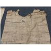 Image 8 : Antique Hawaiian Kapa Moe Iho (2 Sheets, Incomplete), Natural Color 74" x 41" (Appraisal Value $350)