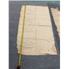 Image 9 : Antique Hawaiian Kapa Moe Iho (2 Sheets, Incomplete), Natural Color 74" x 41" (Appraisal Value $350)