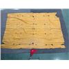 Image 2 : Antique Hawaiian Kapa, Single Sheet (possibly kilohana), Yellow  115" x 78" (Appraisal Value $1,500)