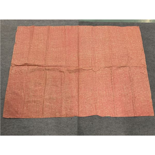 Antique Hawaiian Kapa, Single Sheet (kilohana), Pink & Red  106" x 75" (Appraisal Value $2,000)
