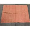 Image 1 : Antique Hawaiian Kapa, Single Sheet (kilohana), Pink & Red  106" x 75" (Appraisal Value $2,000)