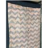 Image 3 : Antique Hawaiian Kapa, Single Sheet (kilohana), Blue Bands  84" x 55" (Appraisal Value $2,000)