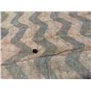 Image 7 : Antique Hawaiian Kapa, Single Sheet (kilohana), Blue Bands  84" x 55" (Appraisal Value $2,000)