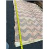 Image 9 : Antique Hawaiian Kapa, Single Sheet (kilohana), Blue Bands  84" x 55" (Appraisal Value $2,000)