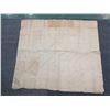 Image 1 : Antique Hawaiian Kapa Moe Iho (4 Sheets, Incomplete), Natural 93" x 83" (Appraisal Value $1,200)