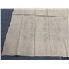 Image 6 : Antique Hawaiian Kapa, Single Sheet (iho), Natural Color 103" x 85" (Appraisal Value $900)