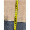 Image 14 : Antique Hawaiian Kapa Moe Iho (2 Sheets, Incomplete), Natural 122" x 95" (Appraisal Value $1,000)
