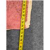 Image 14 : Antique Hawaiian Kapa Moe (5 Sheets, Complete), Pink Bands 92" x 76" (Appraisal Value $6,000)