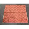 Image 1 : Antique Hawaiian Kapa Moe (5 Sheets, Complete), Pink Bands 92" x 76" (Appraisal Value $6,000)