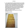 Image 12 : Antique Hawaiian Kapa, Single Sheet, Yellow  124" x 45" (Appraisal Value $4,000)