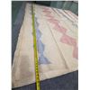 Image 13 : Antique Hawaiian Kapa Moe (4 Sheets, Complete), Pink & Blue 98" x 88" (Appraisal Value $8,000)
