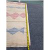 Image 16 : Antique Hawaiian Kapa Moe (4 Sheets, Complete), Pink & Blue 98" x 88" (Appraisal Value $8,000)