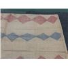 Image 4 : Antique Hawaiian Kapa Moe (4 Sheets, Complete), Pink & Blue 98" x 88" (Appraisal Value $8,000)