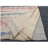 Image 7 : Antique Hawaiian Kapa Moe (4 Sheets, Complete), Pink & Blue 98" x 88" (Appraisal Value $8,000)