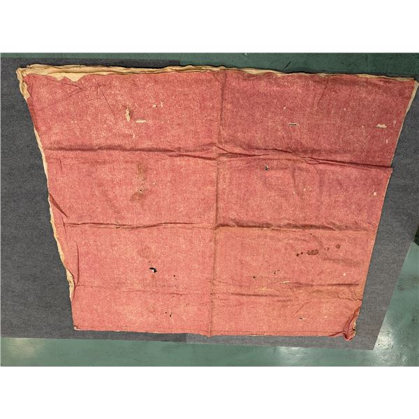 Antique Hawaiian Kapa Moe (5 Sheets, Complete), Pink & Red 102" x 90" (Appraisal Value $2,000)