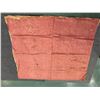 Image 1 : Antique Hawaiian Kapa Moe (5 Sheets, Complete), Pink & Red 102" x 90" (Appraisal Value $2,000)