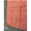 Image 5 : Antique Hawaiian Kapa Moe (5 Sheets, Complete), Pink & Red 102" x 90" (Appraisal Value $2,000)