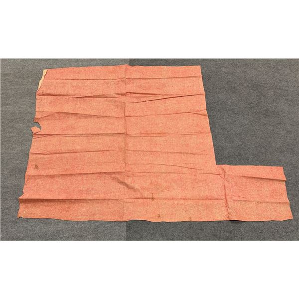 Antique Hawaiian Kapa, Partial Sheet (possibly kilohana) Pink & Red  61-90" x 64" (Appraisal $1,000)