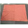 Image 1 : Antique Hawaiian Kapa Moe (2 Sheets, Incomplete), Pink & Red 110" x 82" (Appraisal Value $2,000)