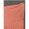Image 3 : Antique Hawaiian Kapa Moe (2 Sheets, Incomplete), Pink & Red 110" x 82" (Appraisal Value $2,000)