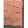 Image 3 : Antique Hawaiian Kapa, Single Sheet (kilohana), Pink & Red  125" x 93" (Appraisal Value $1,800)