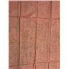 Image 4 : Antique Hawaiian Kapa, Single Sheet (kilohana), Pink & Red  125" x 93" (Appraisal Value $1,800)