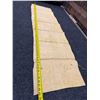 Image 10 : Antique Hawaiian Kapa, Single Sheet (kilohana), Yellow  69" x 16.5" (Appraisal Value $350)
