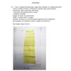 Image 14 : Antique Hawaiian Kapa, Single Sheet (kilohana), Yellow  69" x 16.5" (Appraisal Value $350)