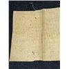 Image 3 : Antique Hawaiian Kapa, Single Sheet (kilohana), Yellow  69" x 16.5" (Appraisal Value $350)