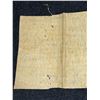 Image 4 : Antique Hawaiian Kapa, Single Sheet (kilohana), Yellow  69" x 16.5" (Appraisal Value $350)