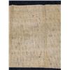 Image 5 : Antique Hawaiian Kapa, Single Sheet (kilohana), Yellow  69" x 16.5" (Appraisal Value $350)