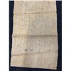 Image 8 : Antique Hawaiian Kapa, Single Sheet (kilohana), Yellow  69" x 16.5" (Appraisal Value $350)