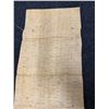 Image 9 : Antique Hawaiian Kapa, Single Sheet (kilohana), Yellow  69" x 16.5" (Appraisal Value $350)