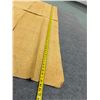 Image 12 : Antique Hawaiian Kapa, Single Sheet (iho), Natural Color 91" x 81" (Appraisal Value $750)