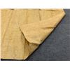 Image 8 : Antique Hawaiian Kapa, Single Sheet (kilohana), Yellow  69" x 66" (Appraisal Value $2,500)